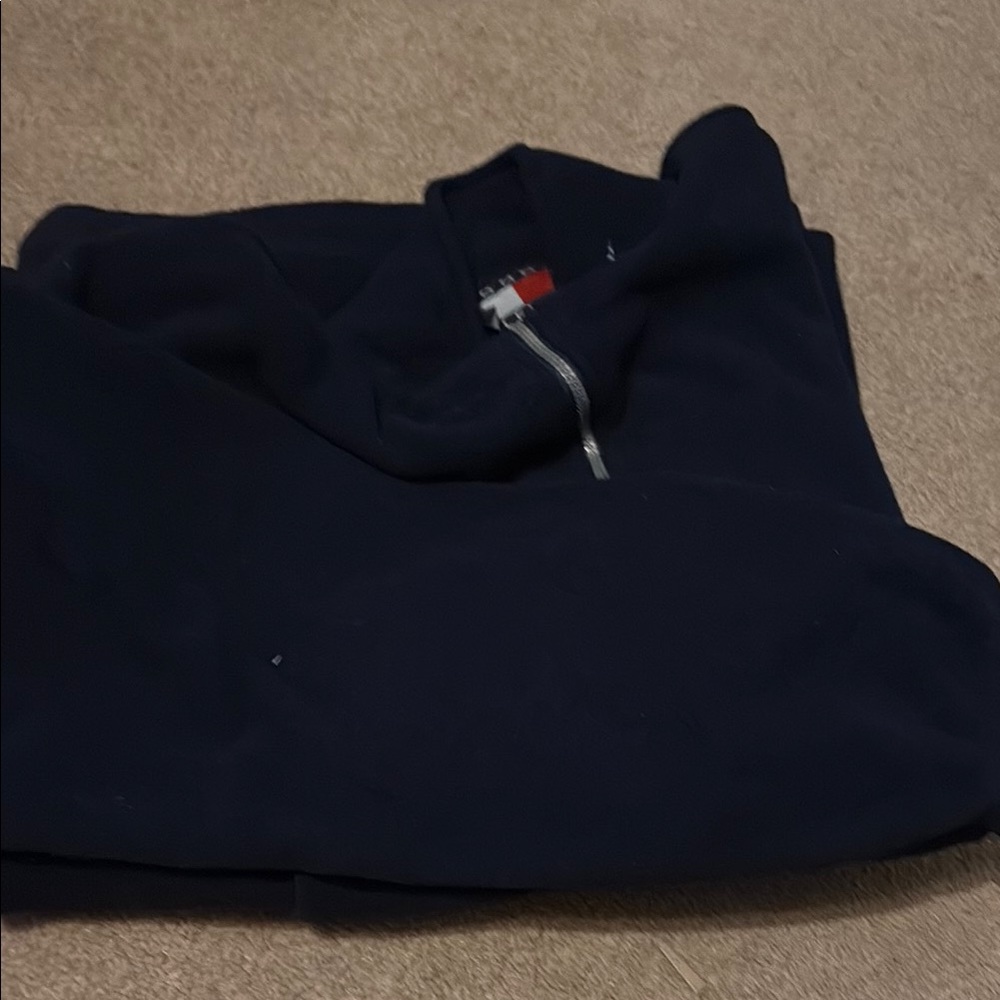 Tommy Hilfiger Black Zip Up Sweater